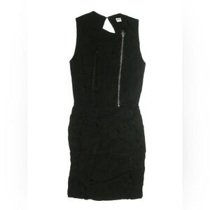 Opening Ceremony Black Mini Dress with Zipper